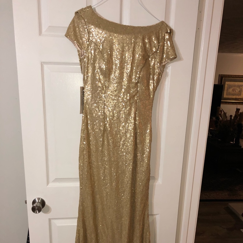 Gold Sequence Dress
